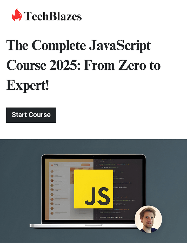 The Complete JavaScript Course 2025: From Zero to Expert! product image (1)