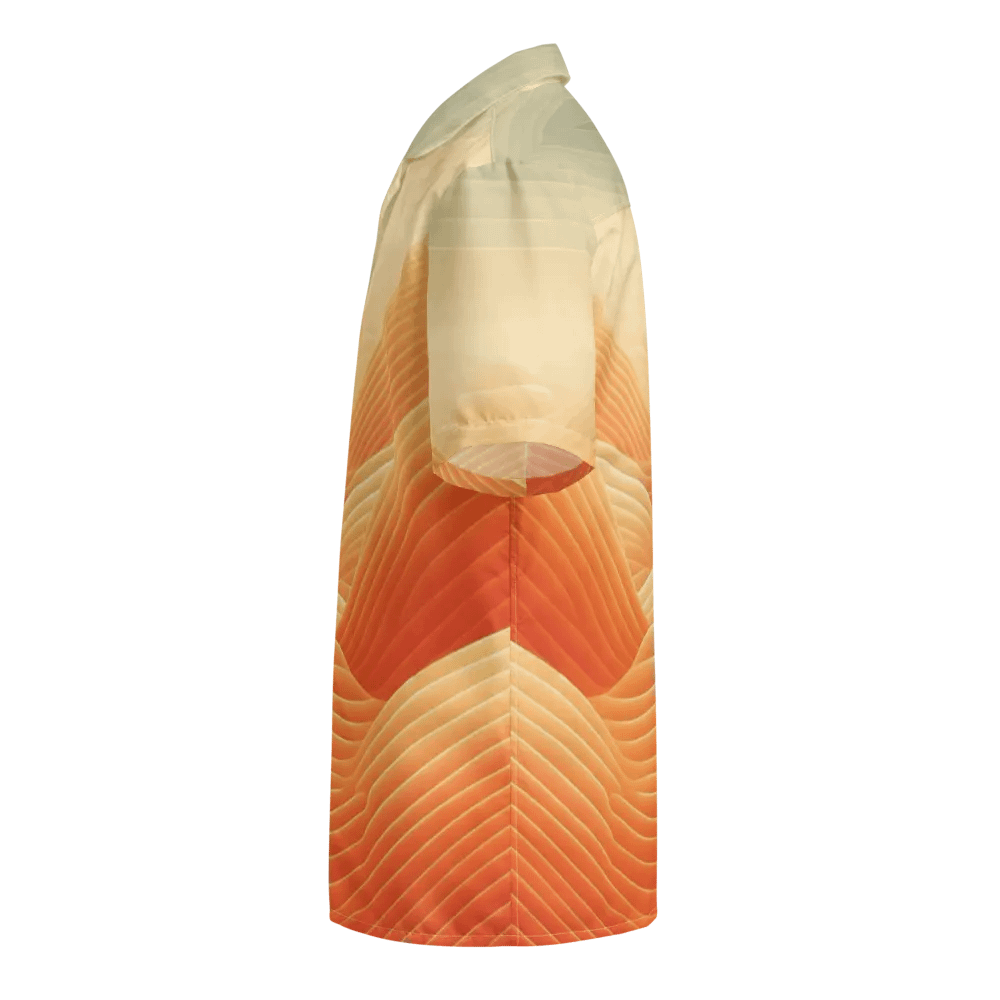 Men's Full-Print Orange Hawaiian Shirt product image (3)