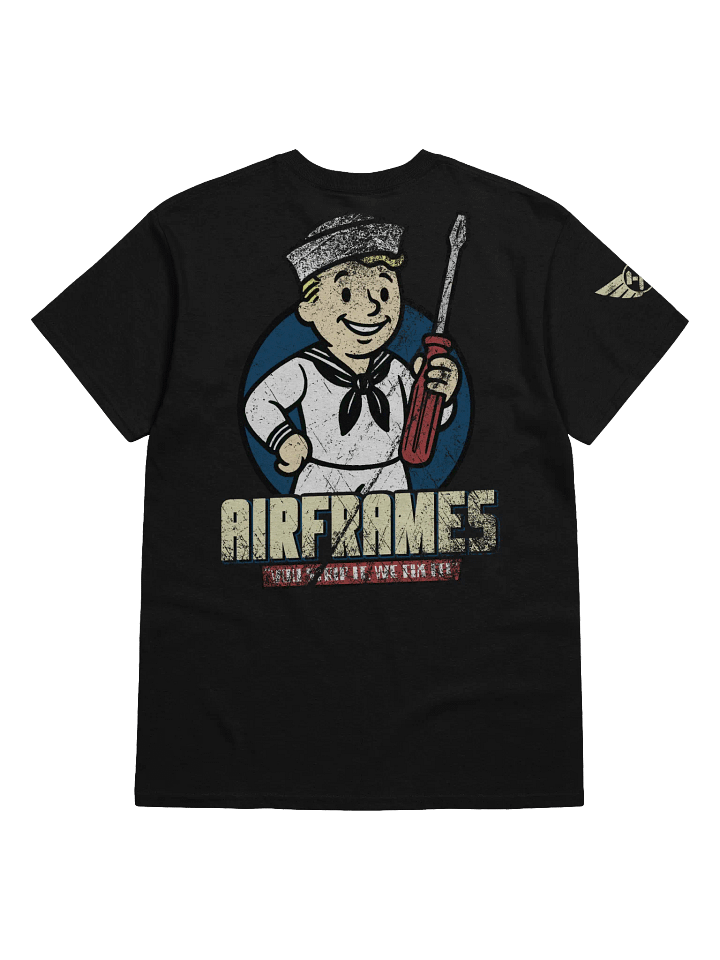 "AIRFRAMES: Strip it" GRUNGE Work Shirt product image (2)