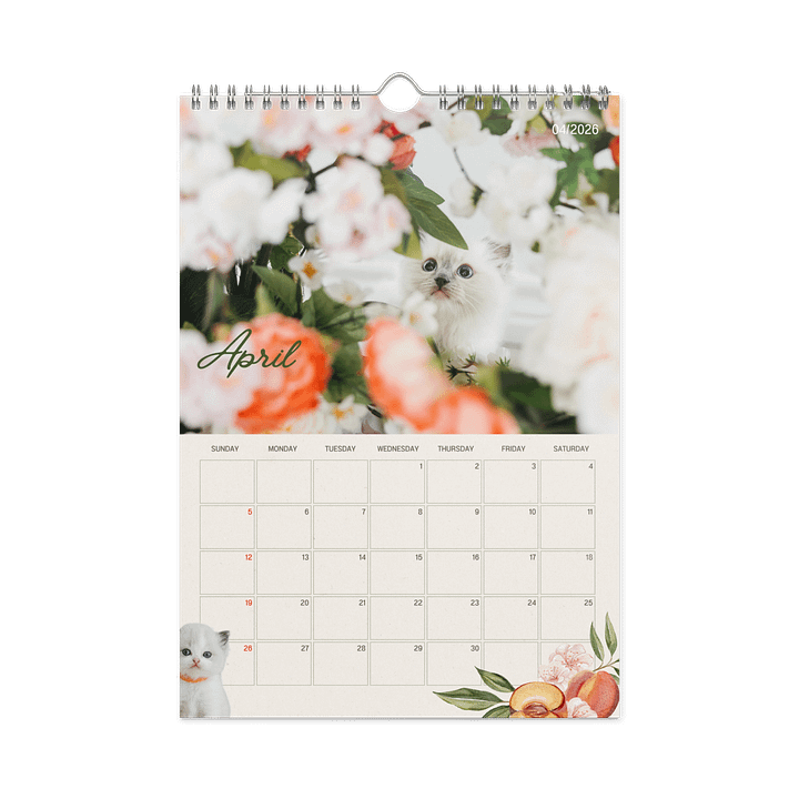 2026 Pearl's Ragdolls Calendar product image (2)