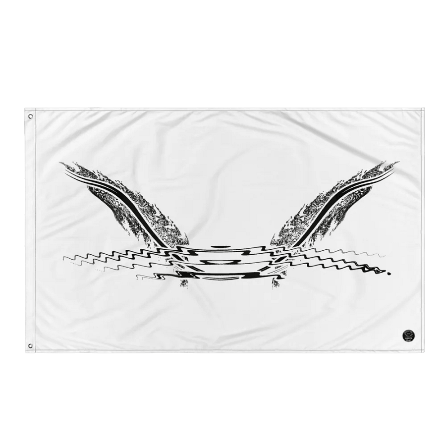 HApex Gear Black Logo - White - Flag product image (3)