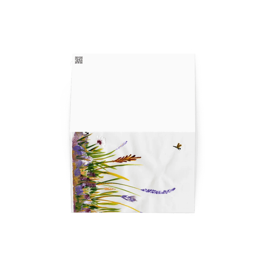 Cloudy Sky Wildflowers - Greeting Card product image (2)