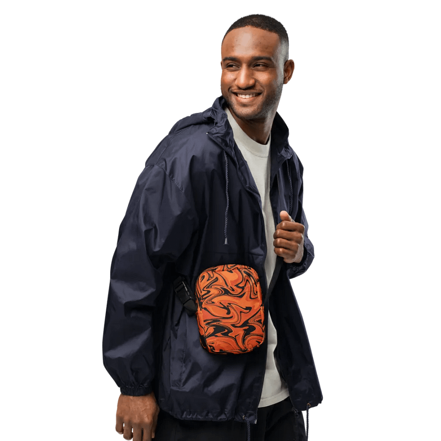 Orange Swirl Utility Crossbody Bag product image (12)