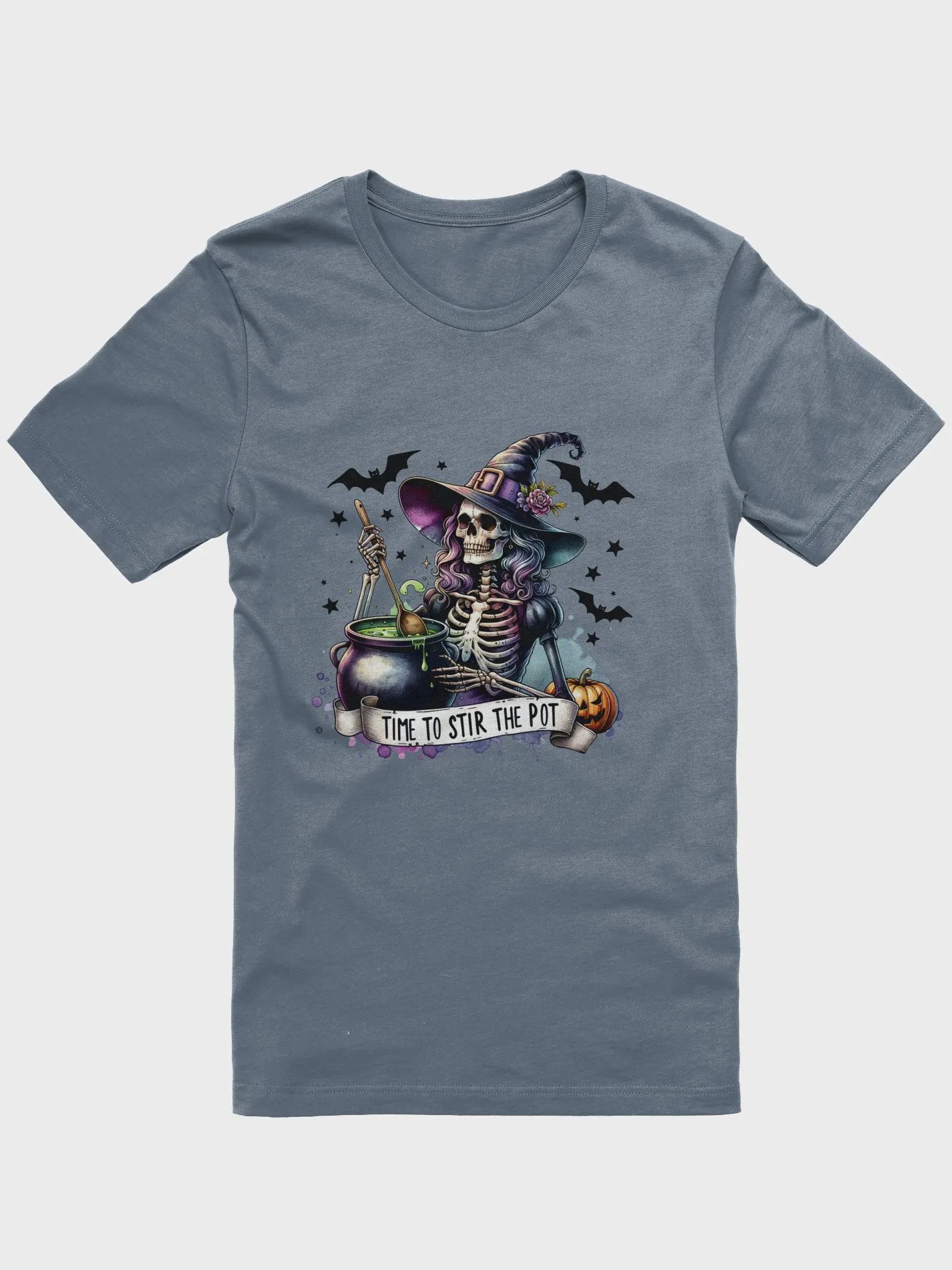 Witchy Stirring Skeleton T-Shirt product image (1)