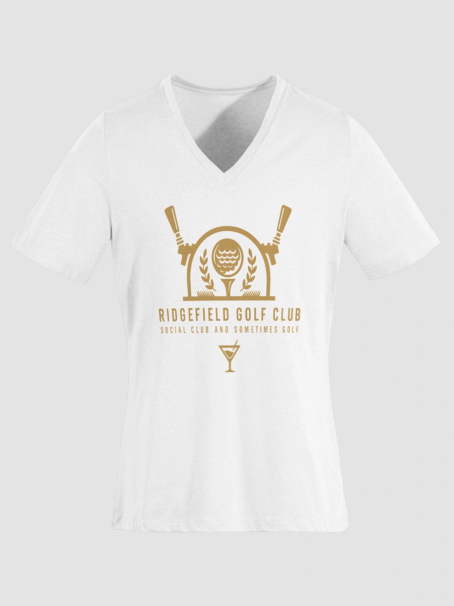 Ridgefield Golf Club Logo Women's V-Neck Tee product image (22)