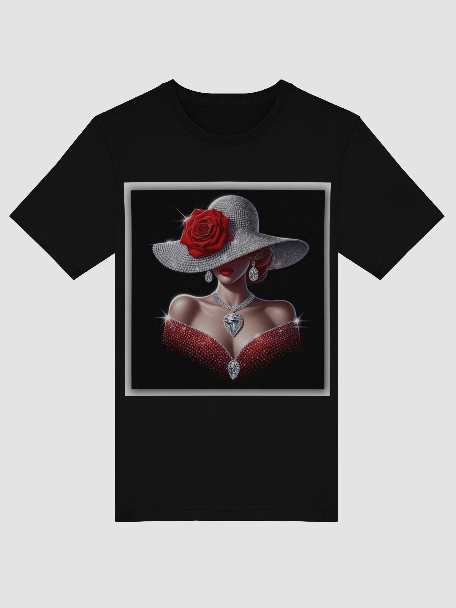 Glamour Rose Sparkle T-Shirt product image (3)