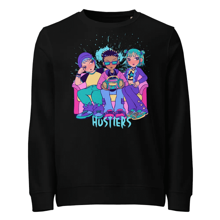 Hustlers Unisex Organic Sweatshirt product image (1)