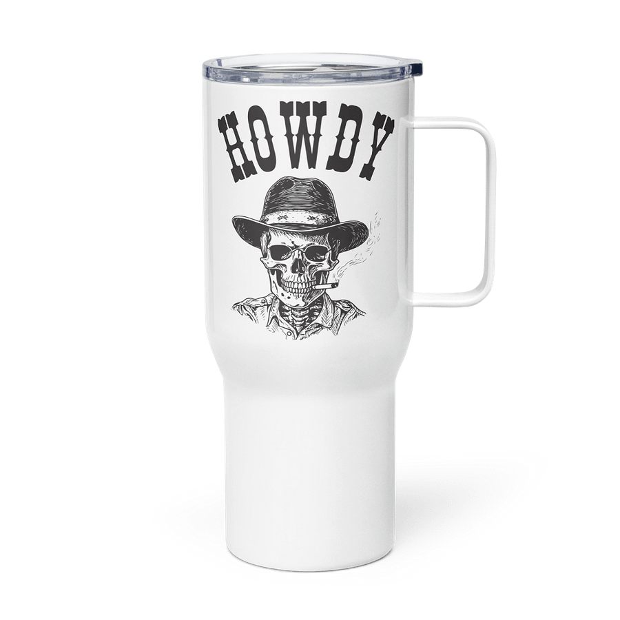 Howdy Cowboy Skulls Travel Mug product image (4)