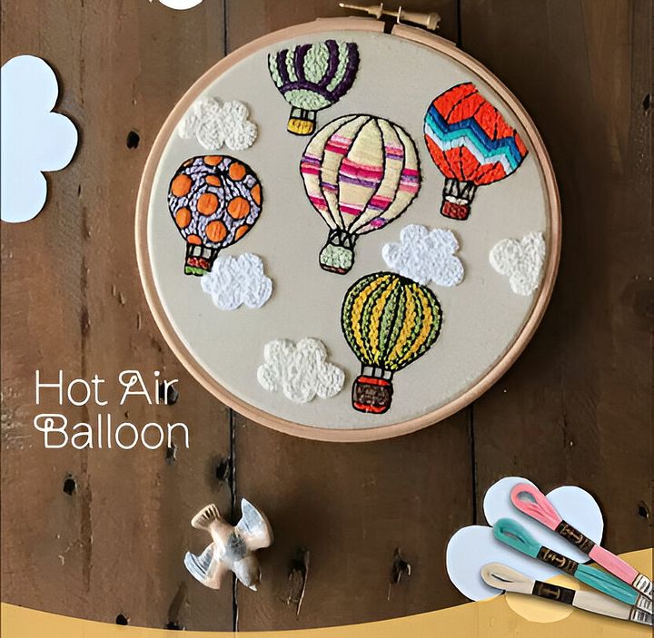 Anchor Hot Air Balloon - ANC0003-08 - Downloadable PDF product image (1)