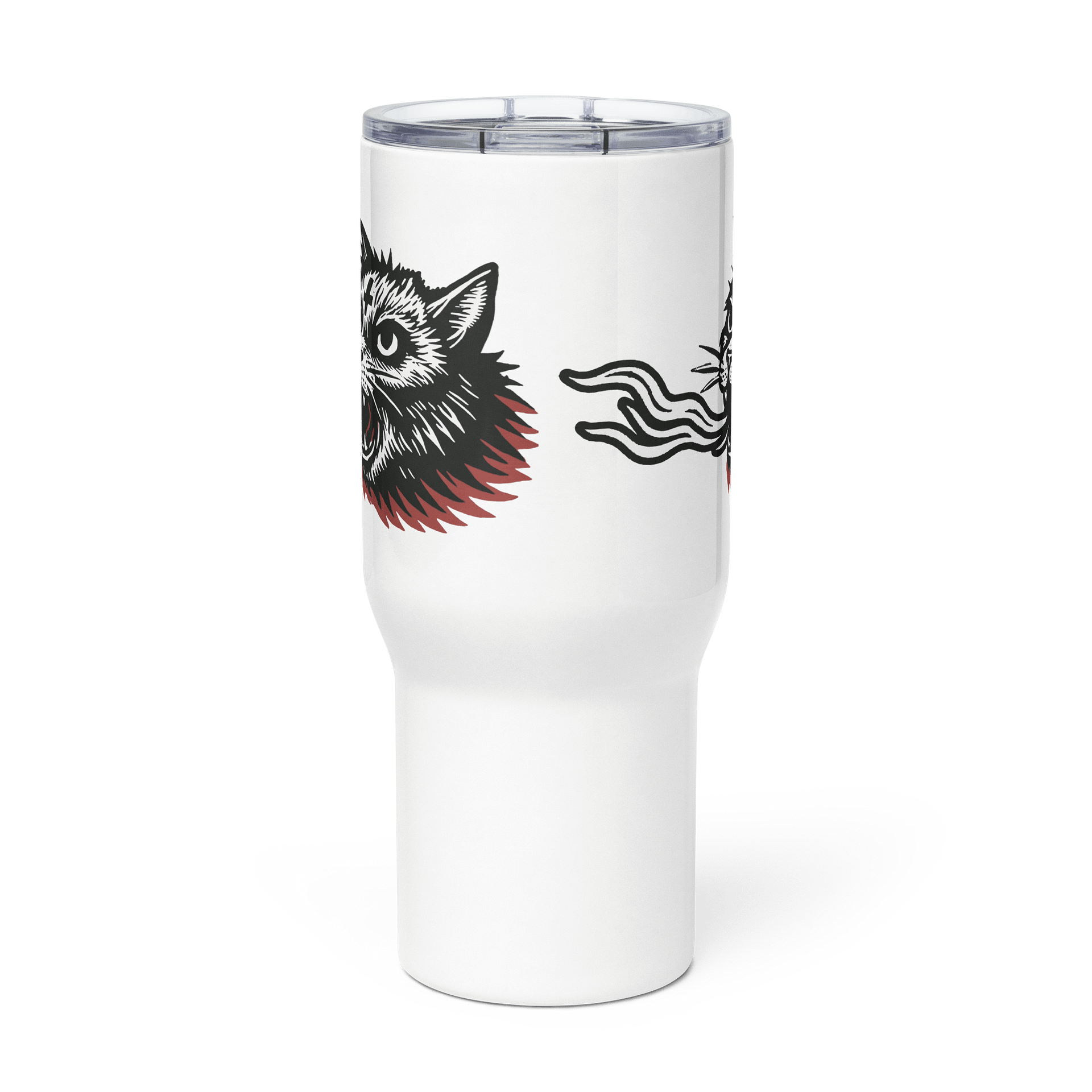 FLAME CAT LOGO TRAVEL MUG product image (3)