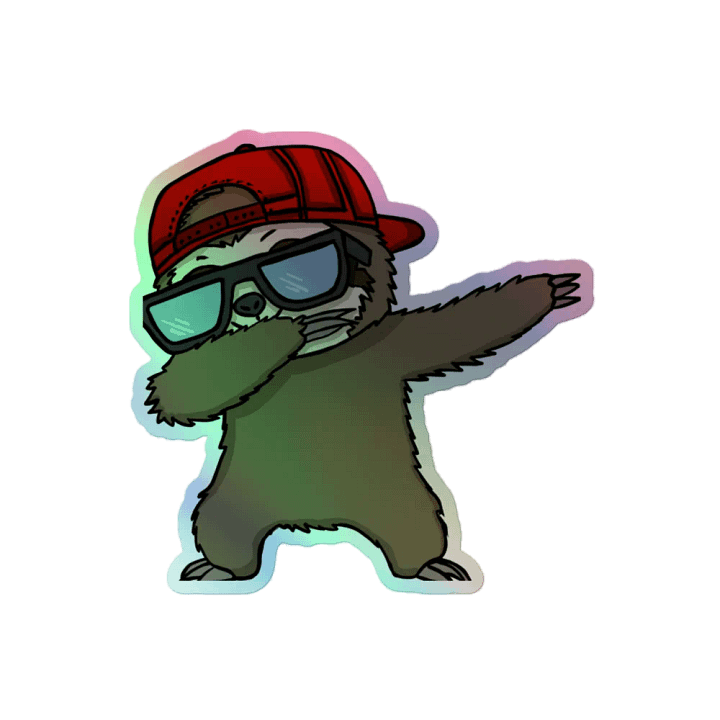 Holographic Sticker Sheet - Dab product image (2)
