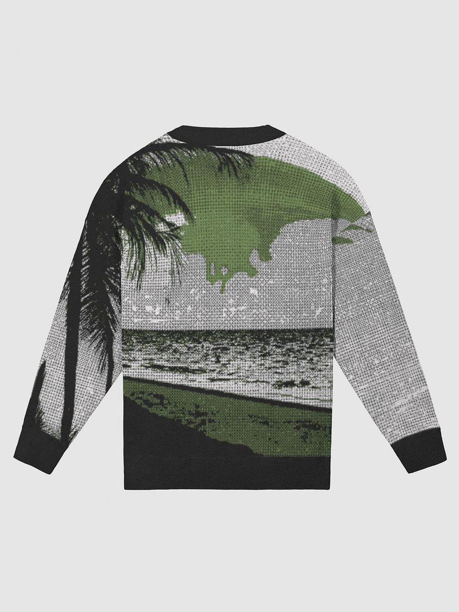 Island Vibes: Relaxed Fit Jacquard Crewneck Sweater product image (8)