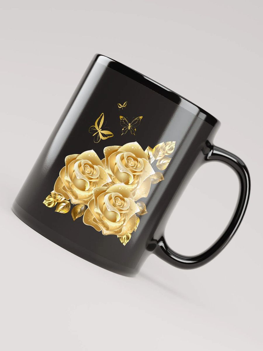 Golden Elegance Rose Mug product image (8)