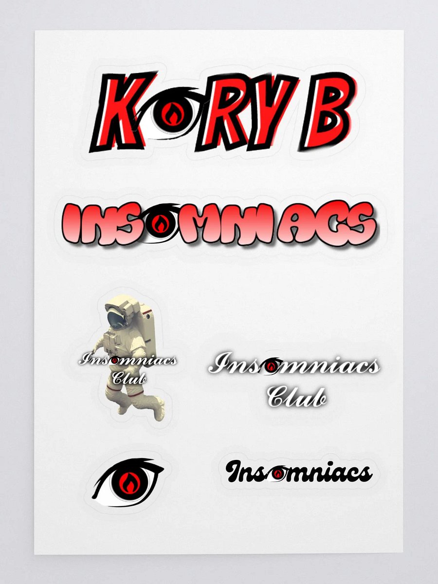 Insomniacs Club Sticker Sheet product image (3)