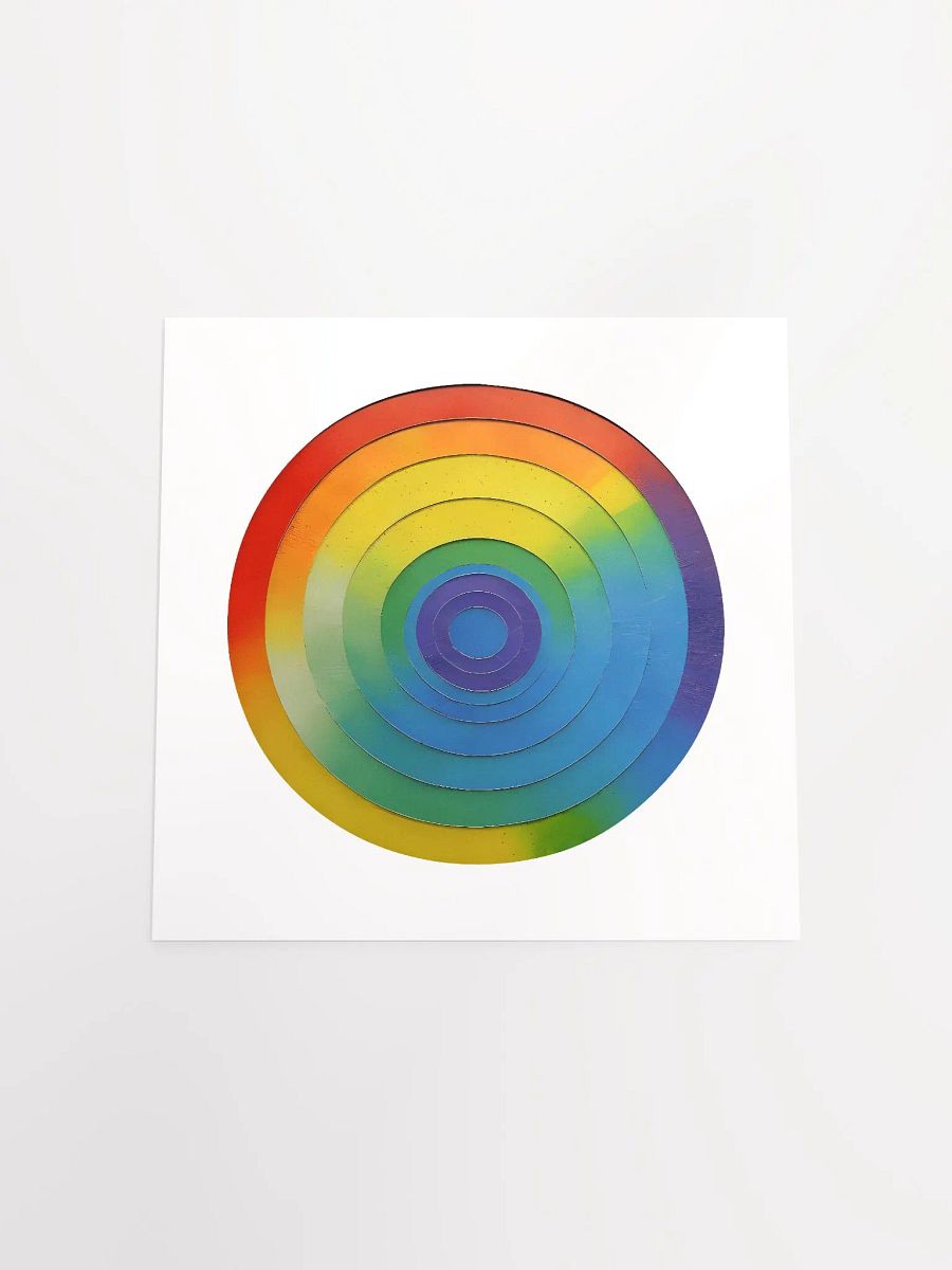 Rainbow Mosaic Shield - Print product image (4)