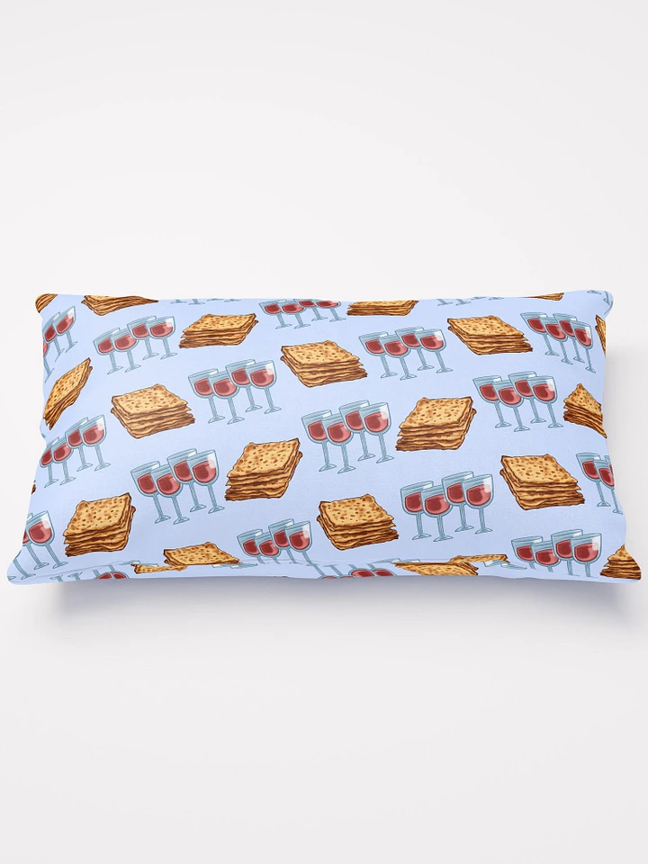 Passover Pillow - 4 Wine Glasses & Matzah product image (2)