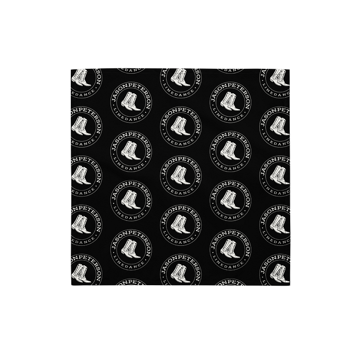 JPLinedance Black All-Over Bandana product image (1)