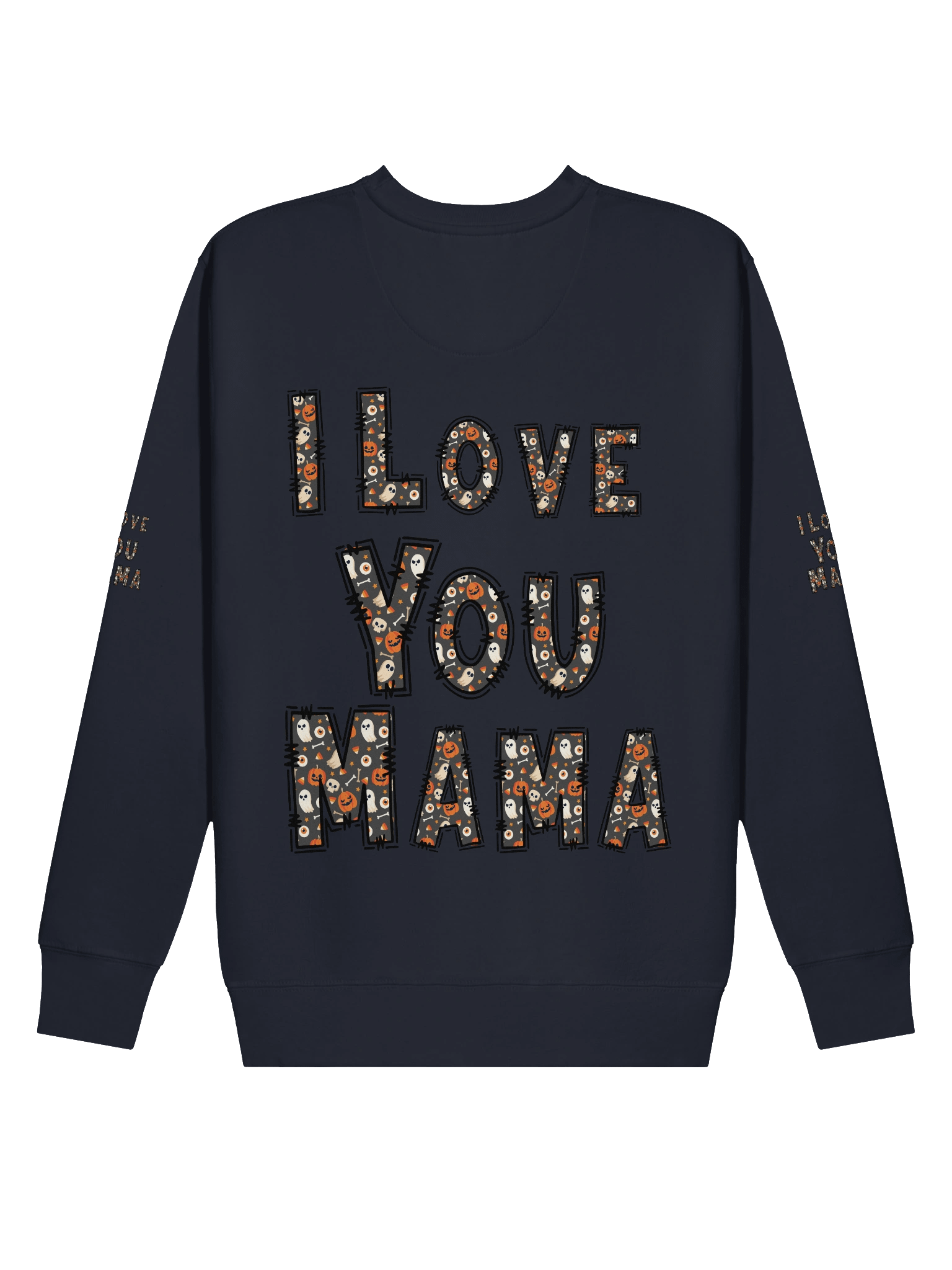 I Love You Mama Halloween Alphabet Sweatshirt product image (48)