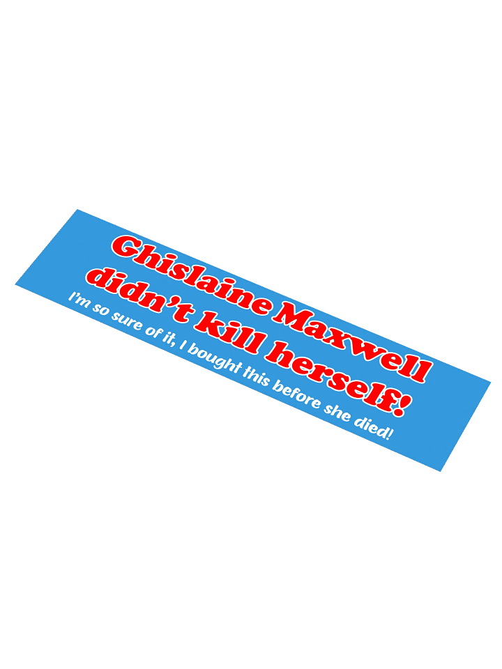 GMDKH Bumper Sticker (Pre-Mortem Edition) product image (1)