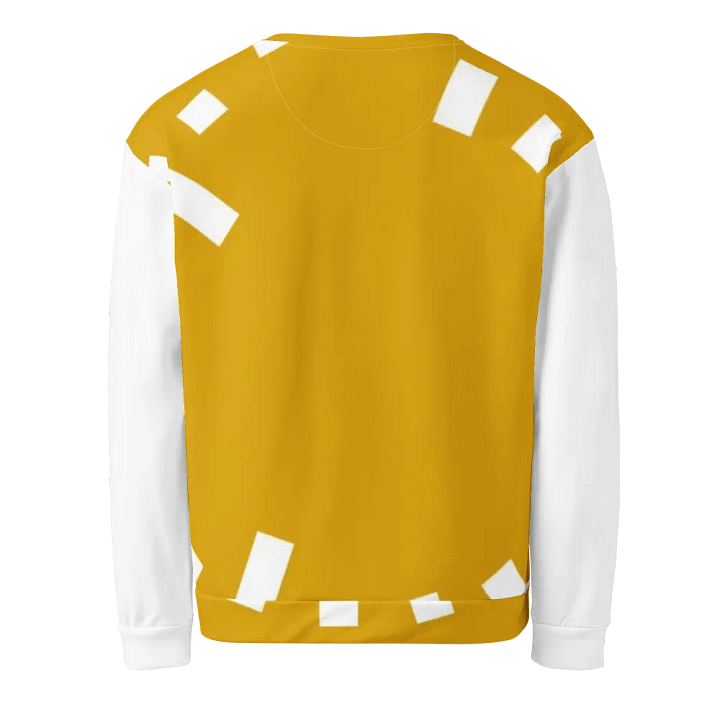 Clock Mustard Mosaic Unisex Sweatshirt product image (2)