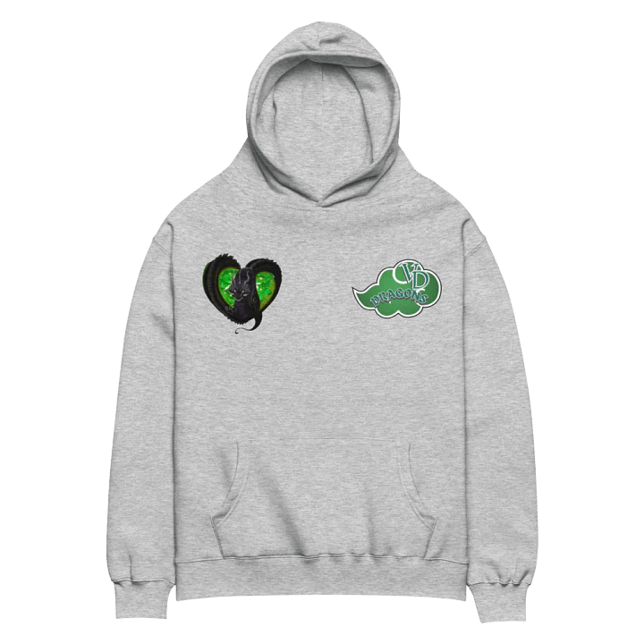 THE GREEN RAIN CLOUD HEARTED OVERSIZED hoodie product image (20)