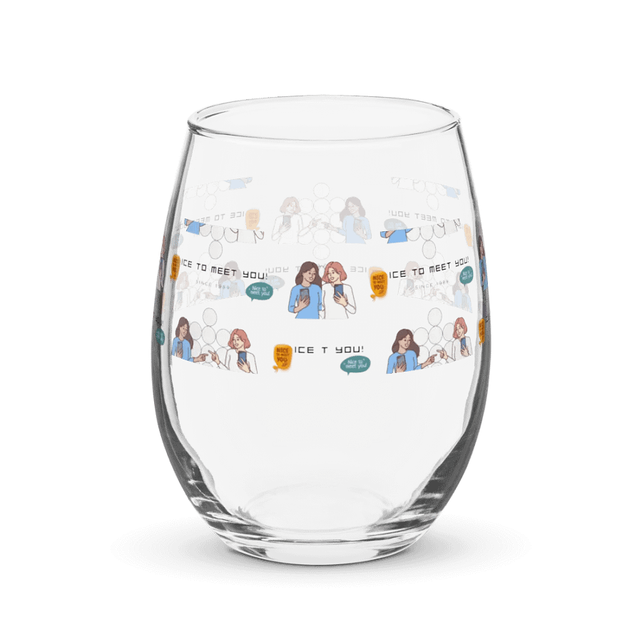 Ice To Meet You! Stemless Wine Glass product image (3)