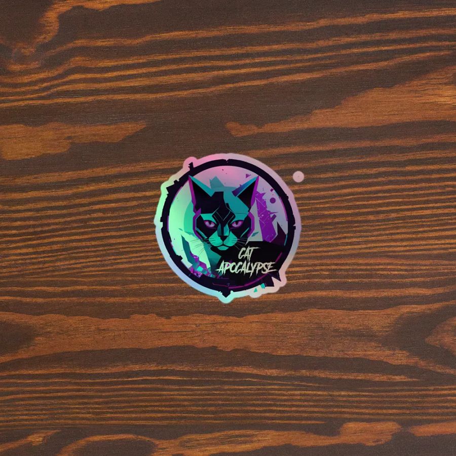 Cat Apocalypse plus sticker product image (5)