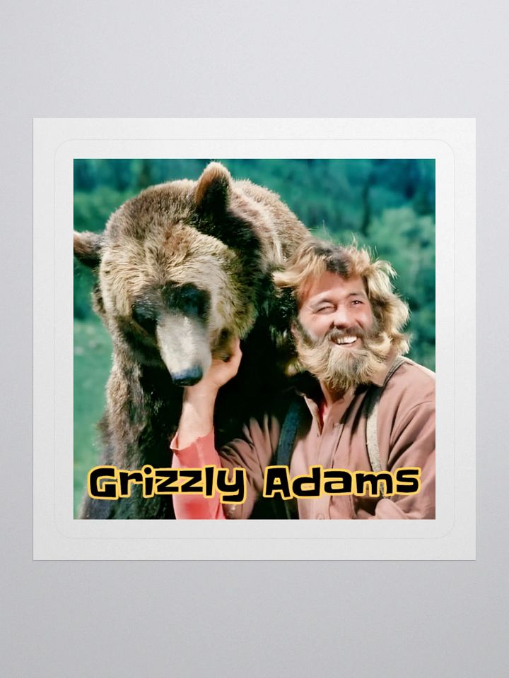 Grizzly Adams Sticker product image (1)