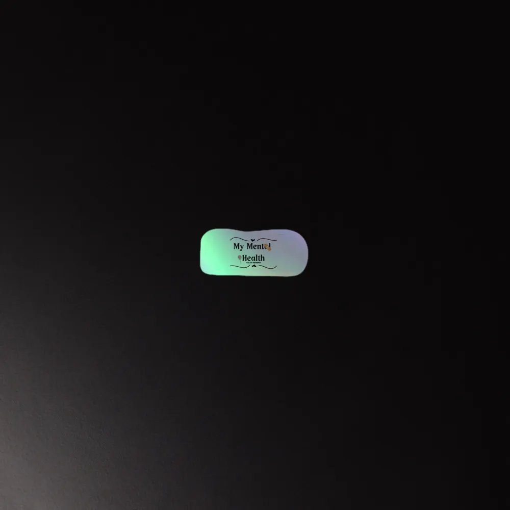 Healing Holographic Mental Health Sticker Set product image (1)