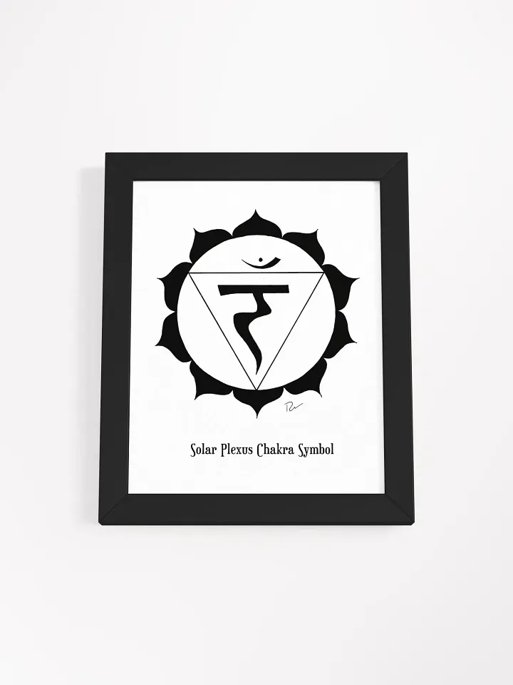 Solar Plexus Chakra Framed Art product image (1)