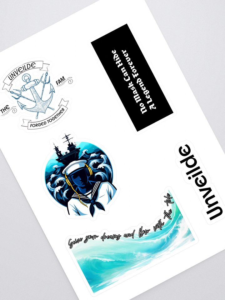 Legendary Nautical Kiss Cut Sticker Sheet product image (1)