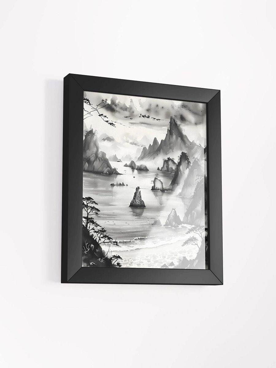 Tranquil Ink Wash Landscape Poster product image (3)