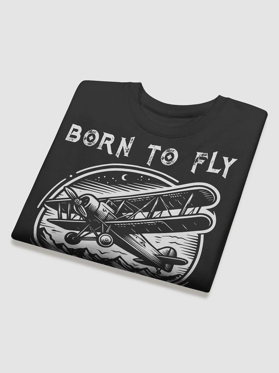 Vintage Airplane Biplane T-Shirt - Retro Aviation Look Sweatshirt product image (3)