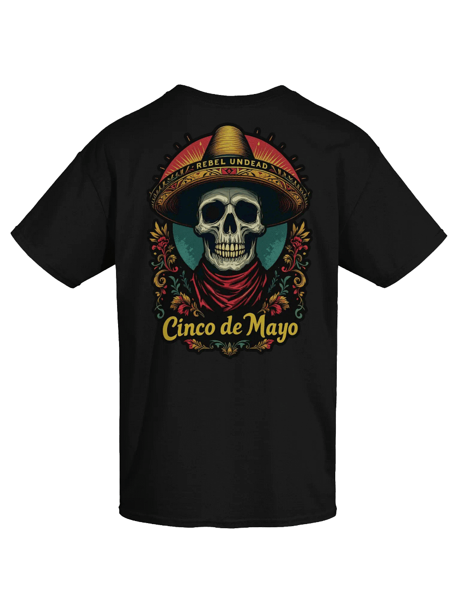 Rebel Undead Cinco de Mayo T-Shirt product image (4)