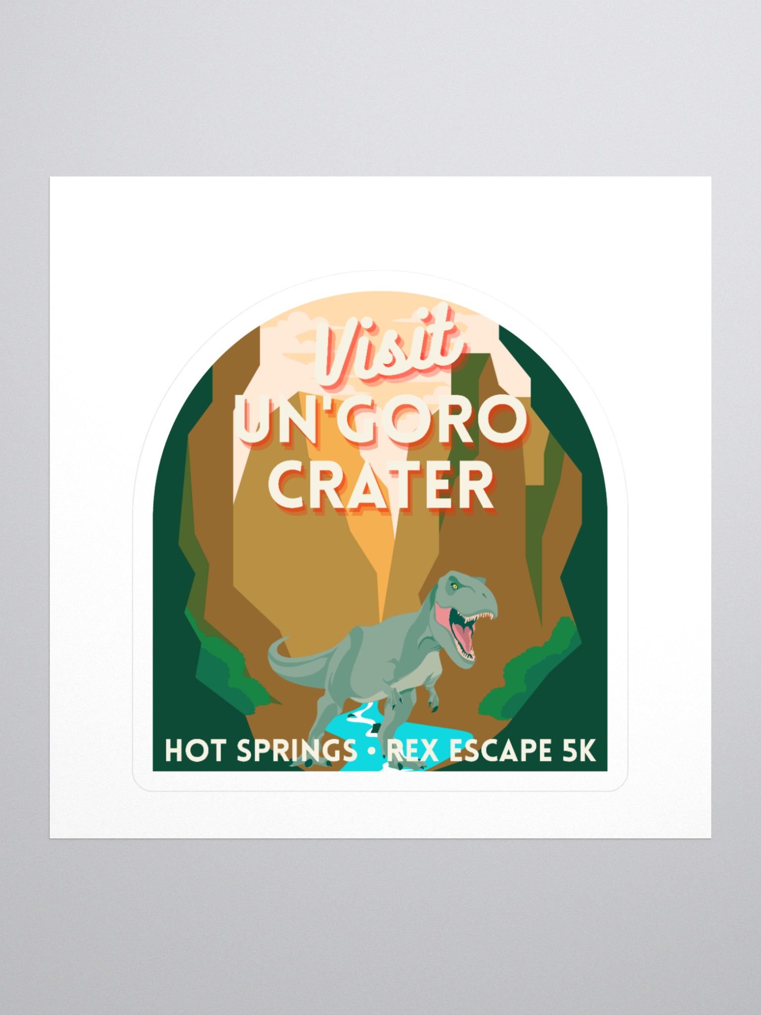 Visit Un'Goro Crater Sticker product image (1)