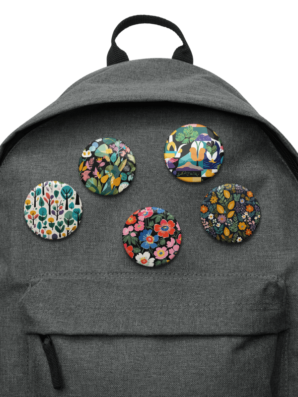 Whimsical Botanical Delight Pin Set product image (9)