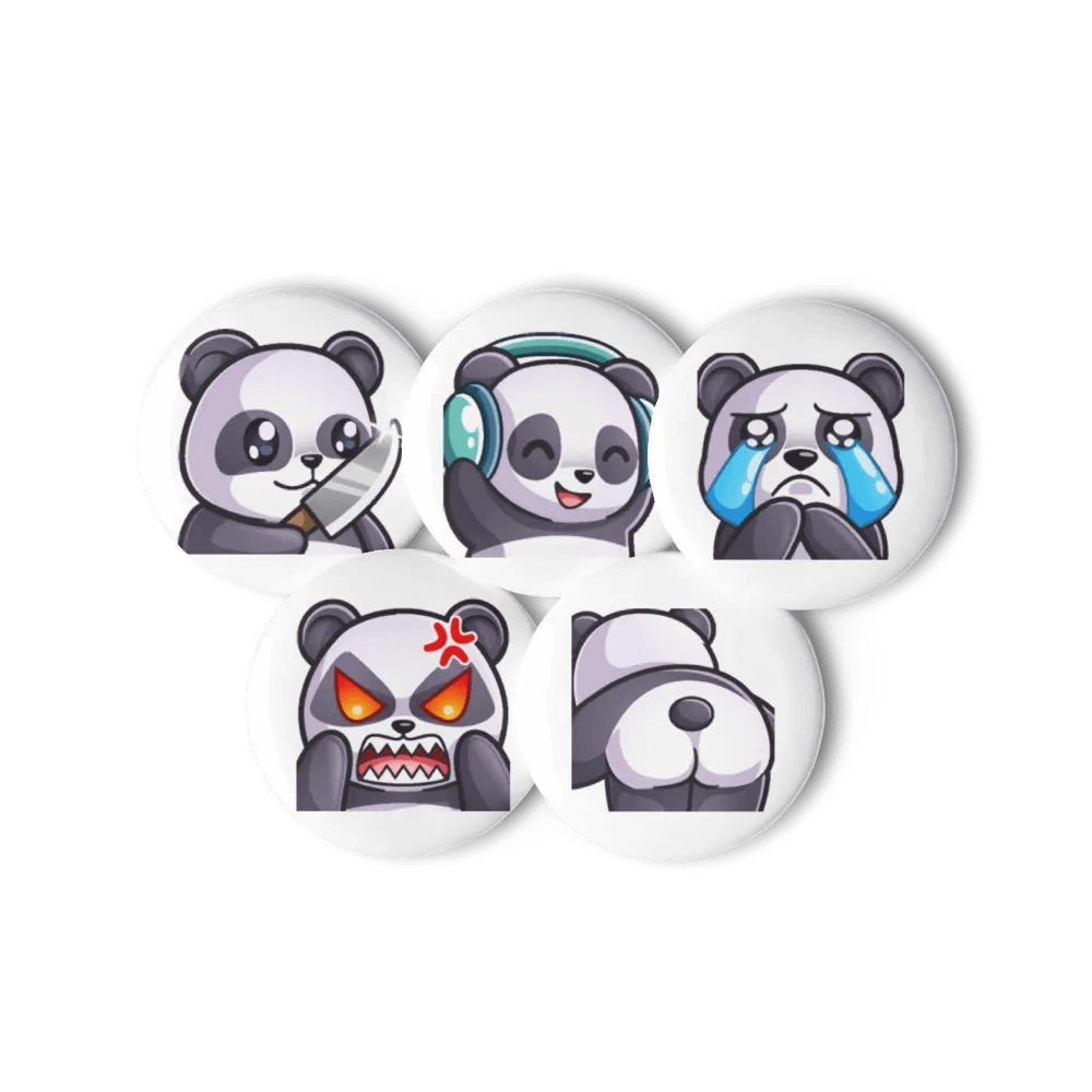 Panda Pin - Set #1 product image (4)
