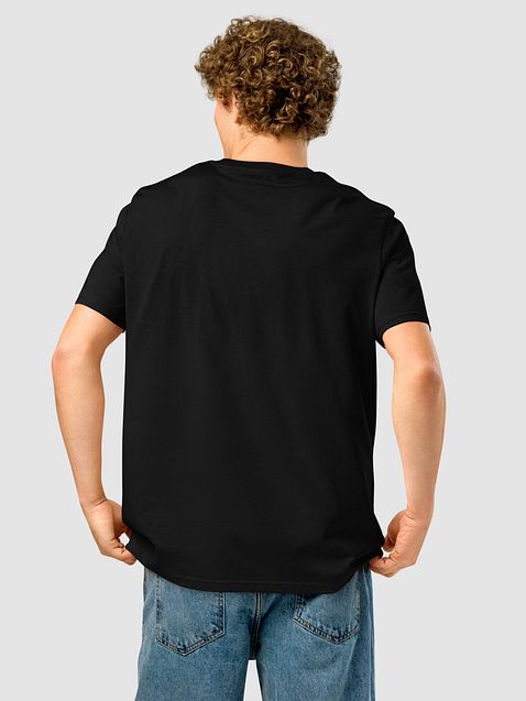 Photo showing Stanley/Stella Unisex Organic Ribbed Neck T-Shirt