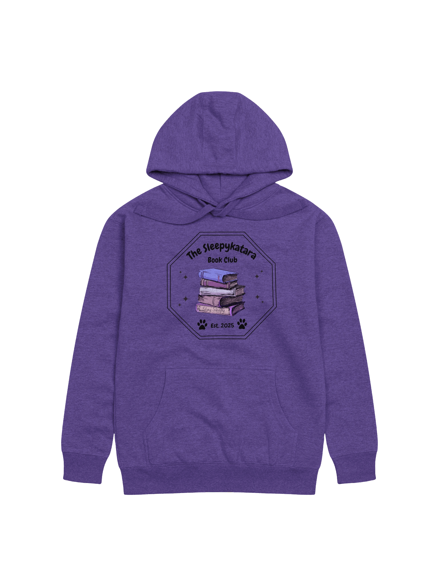 Book Club Hoodie Black Font product image (4)
