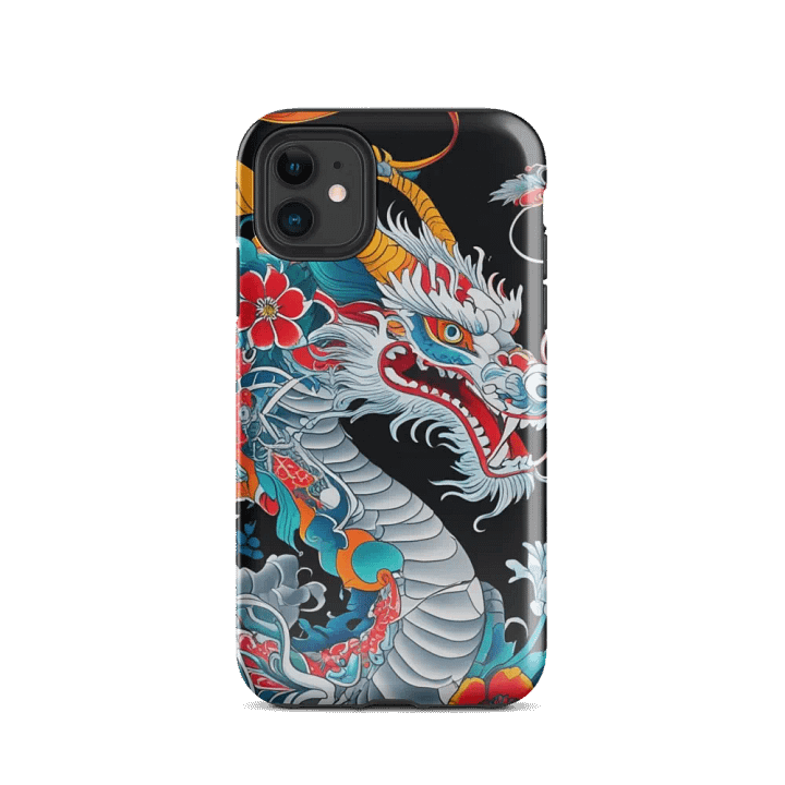 Dragon's Floral Majesty iPhone® Tough Case product image (47)