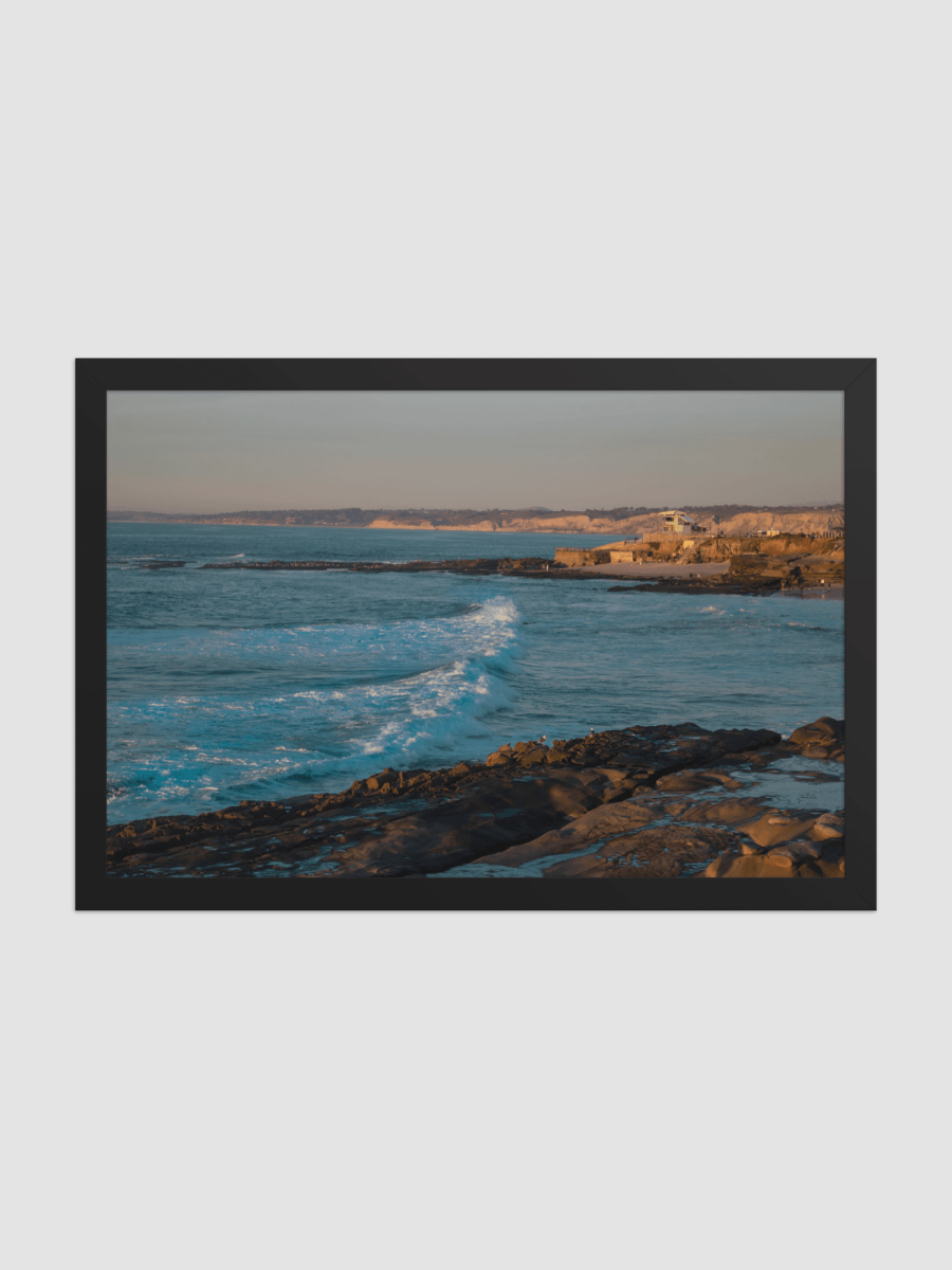 Crashing waves Framed photography Poster product image (1)