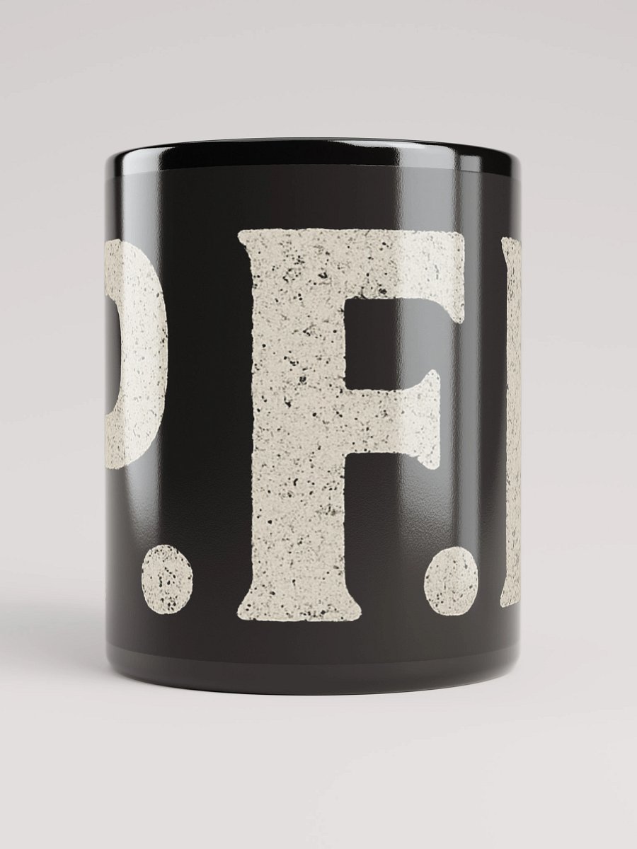 P.F.D. Logo Black Coffee Cup product image (9)