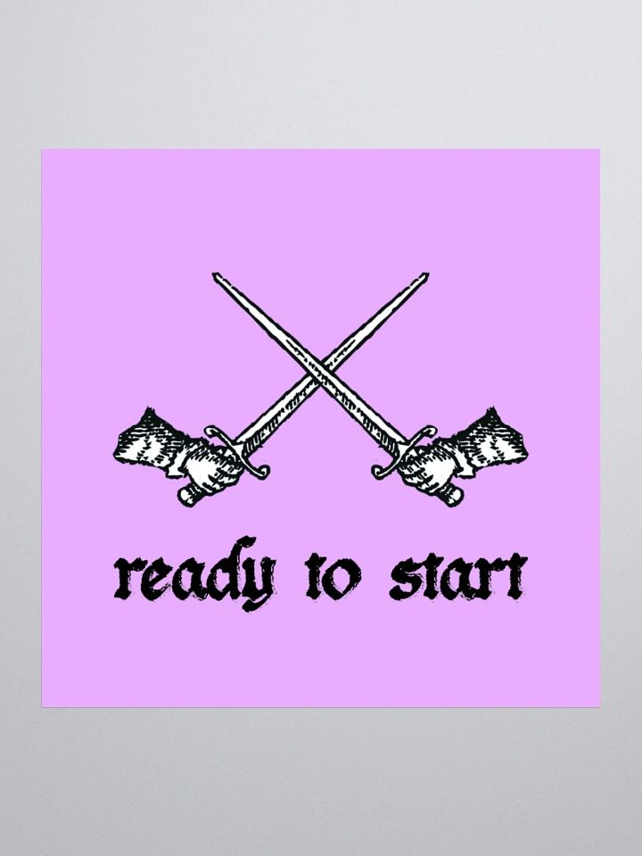 Ready To Start Sticker product image (1)