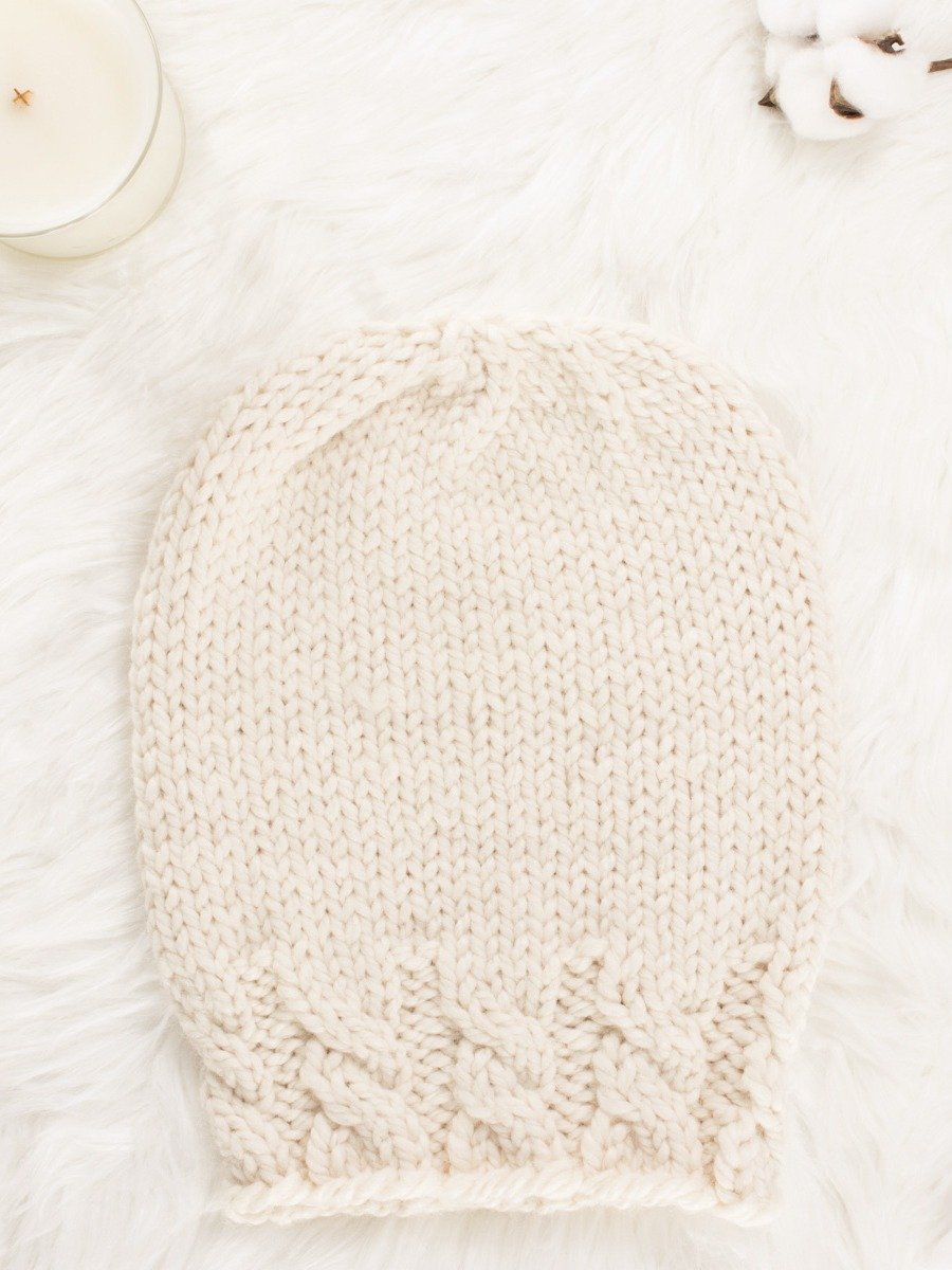 Chunky Cable Hat You Can Knit in a Night - Grace product image (1)