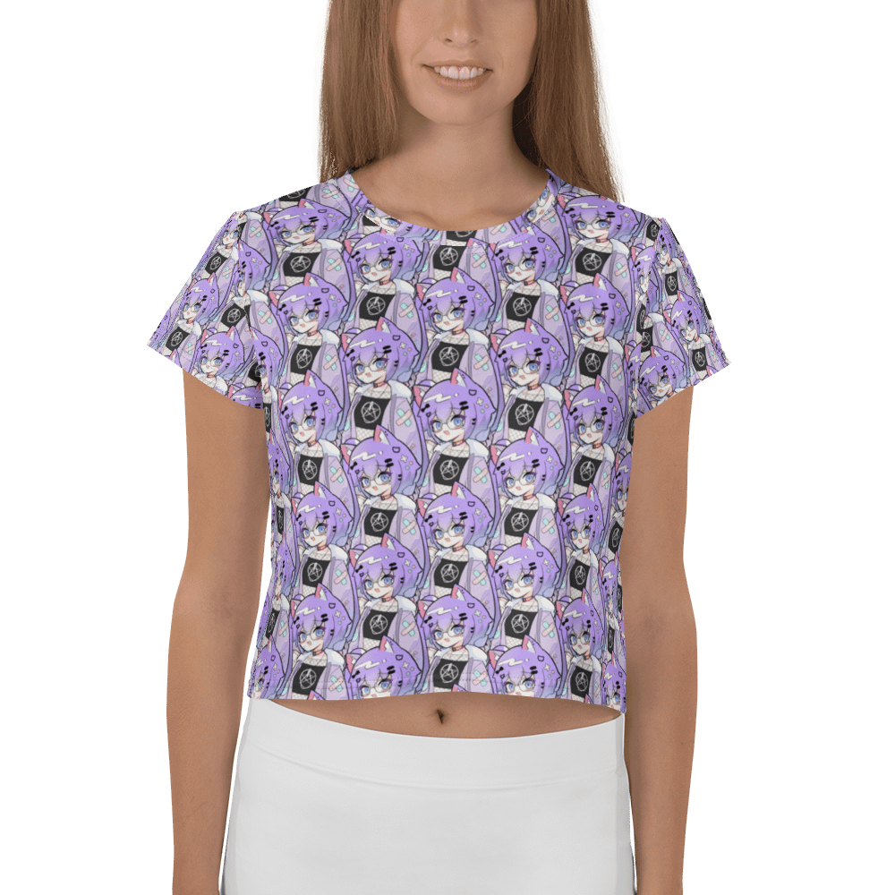 ZaynaKitty Pattern Crop Top product image (1)