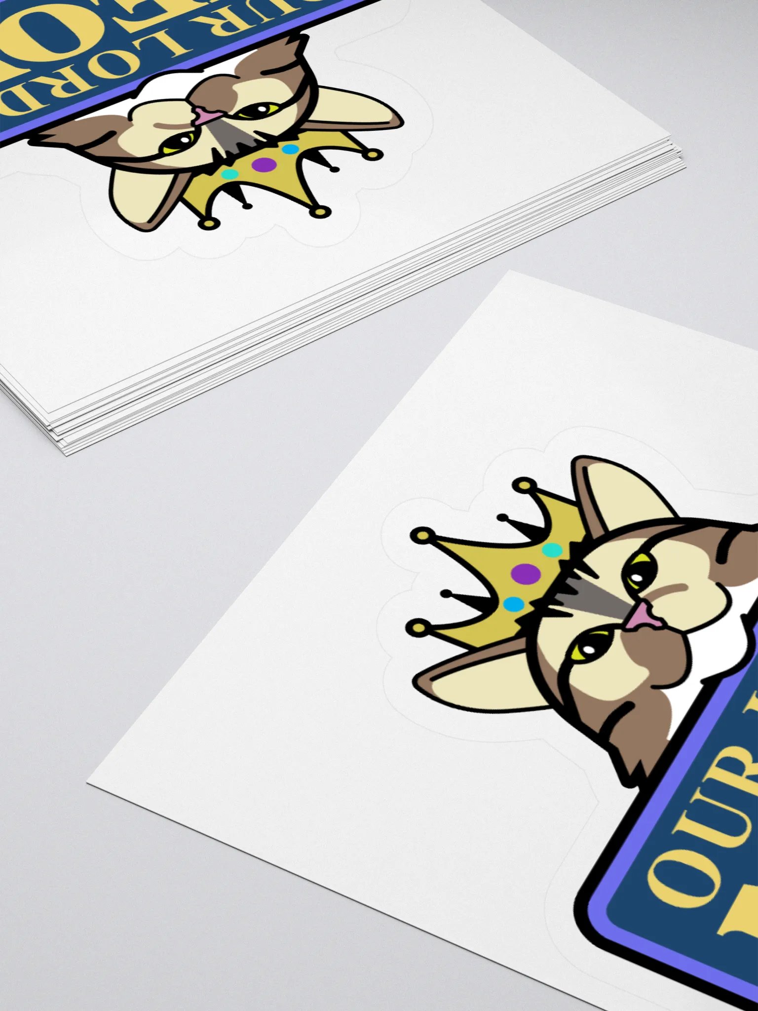 Our Lord and Meow Stickers product image (4)