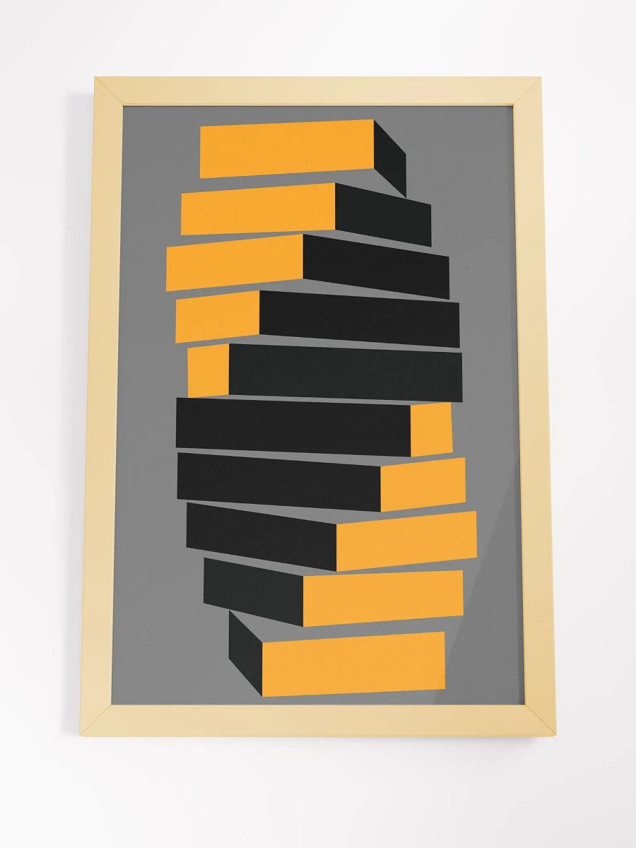 Orange & Black spiral product image (23)