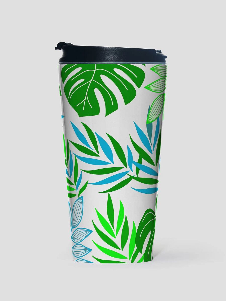 Tropical Leaves Stainless Steel Travel Mug product image (1)