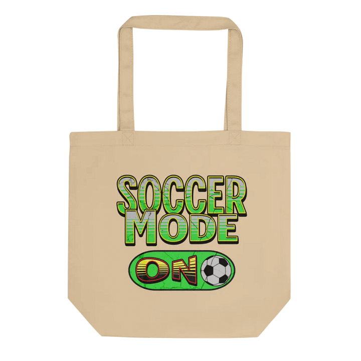 Soccer Mode On Eco Tote Bag product image (1)