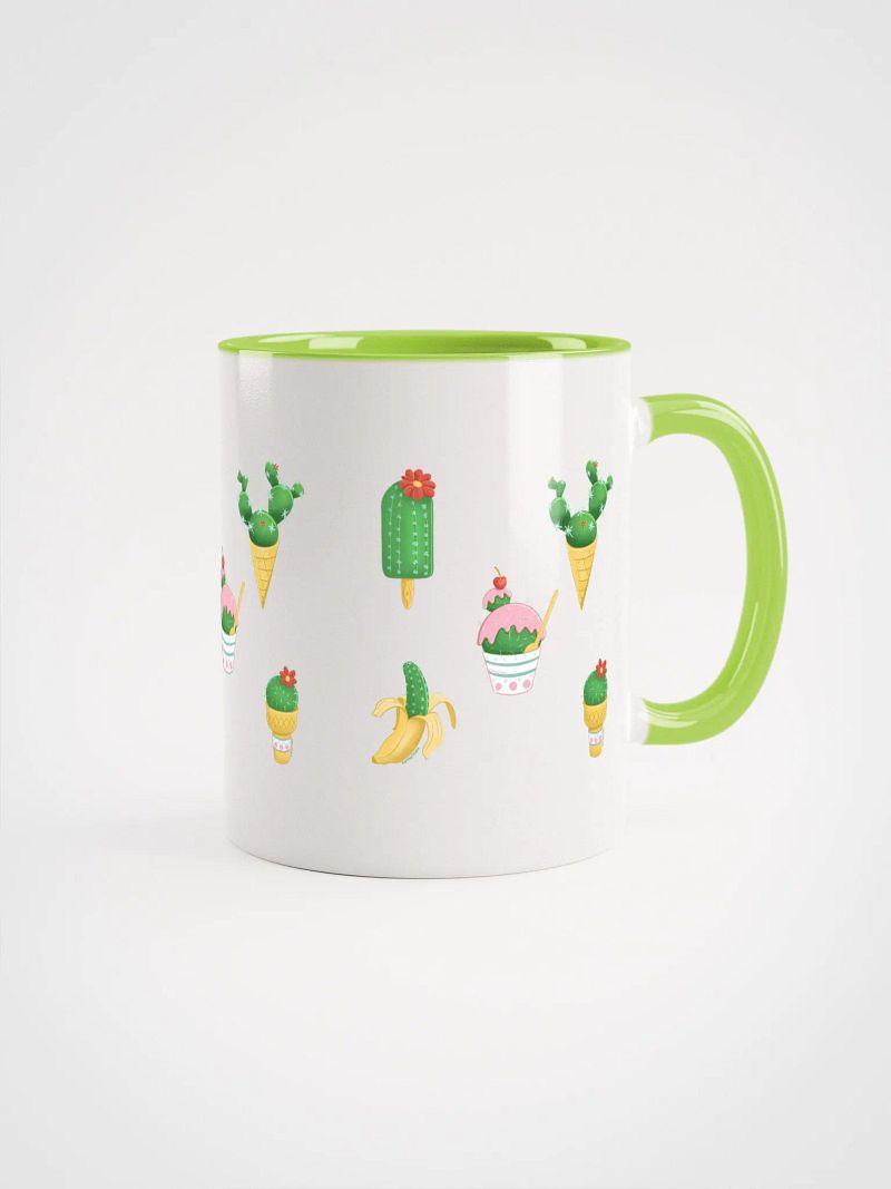 Prickly Treats Mug with Green Interior